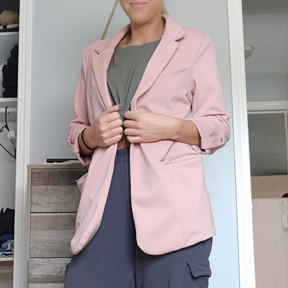 Pink blazer